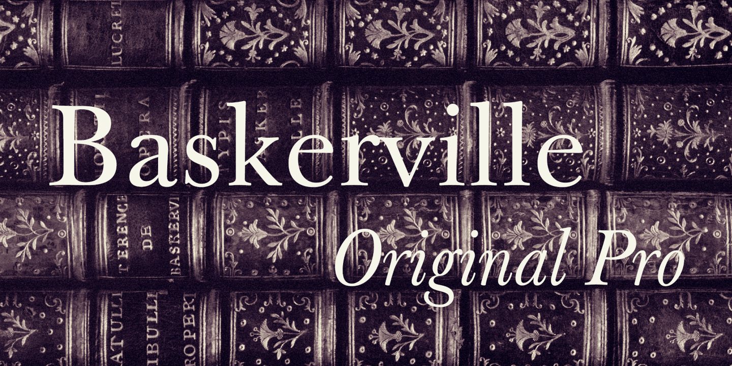 Пример шрифта Baskerville Original Pro #1